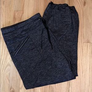 Athleta Black/White Joggers Size XL